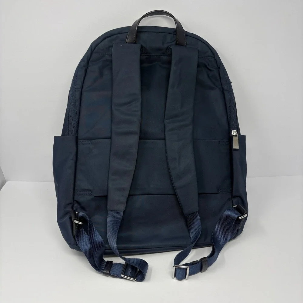 TUMI Navy Blue Nylon Backpack Laptop Travel School Everyday Bag Unisex